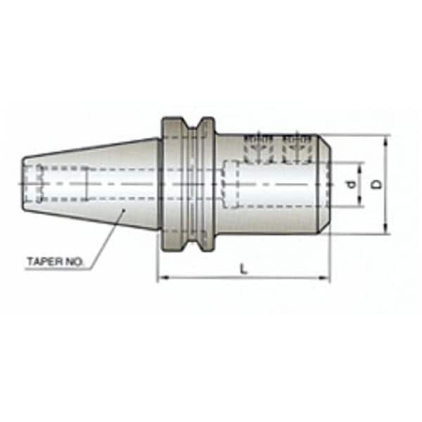Yg1 Tool Co Bt50 Extended Length End Mill Holder AI108 Zoro